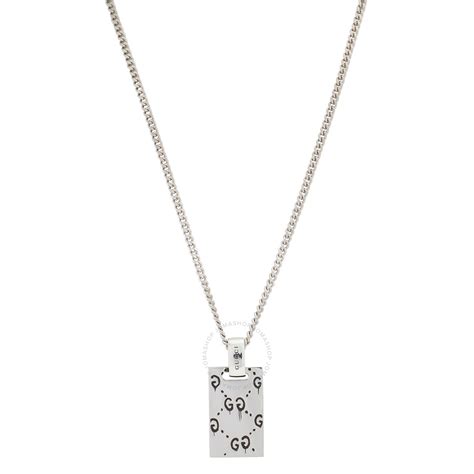 gucci pendant necklace women's|Gucci ghost necklace in silver.